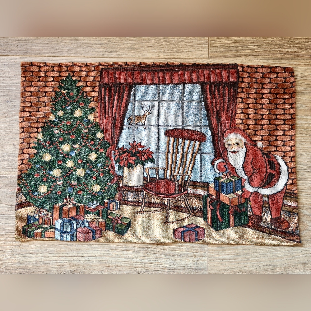 SINGLE CHRISTMAS TAPESTRY PLACEMAT